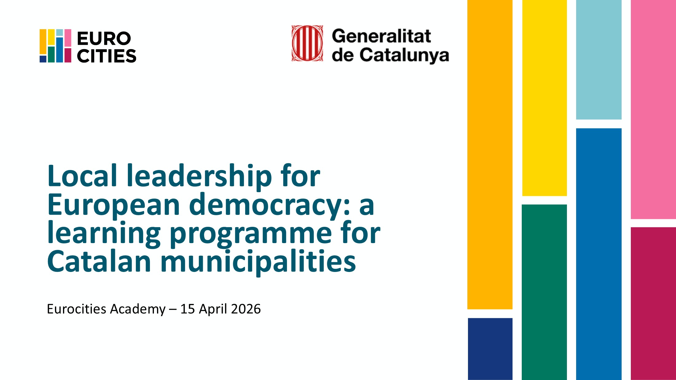 Coamed participa en el programa “Liderazgo local para la democracia europea”